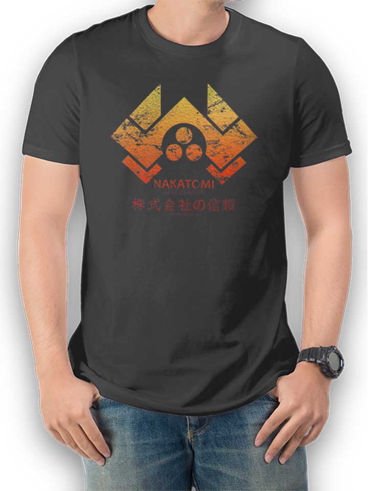 Nakatomi Corporation T-Shirt dark-gray L