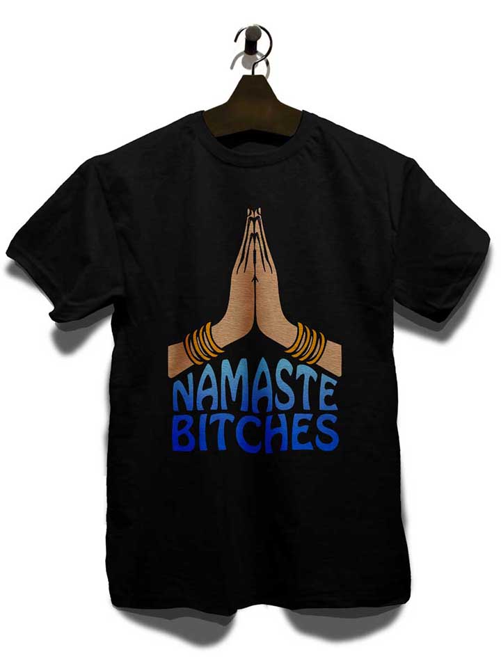 namaste-bitches-t-shirt schwarz 3
