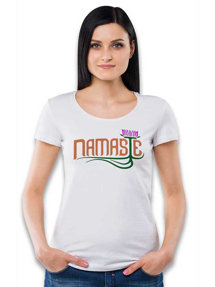namaste-damen-t-shirt weiss 2