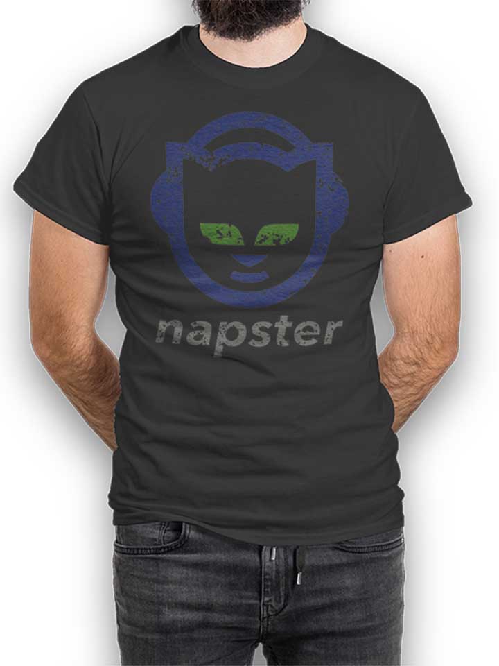 napster-t-shirt dunkelgrau 1
