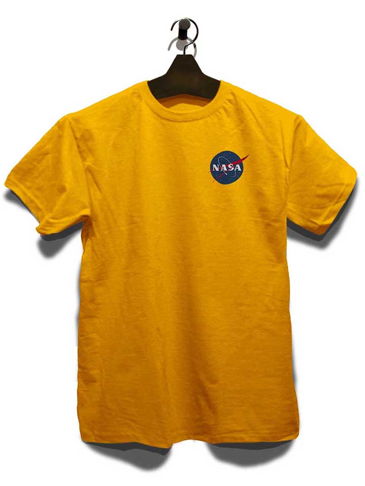 nasa-2-chest-print-t-shirt gelb 3