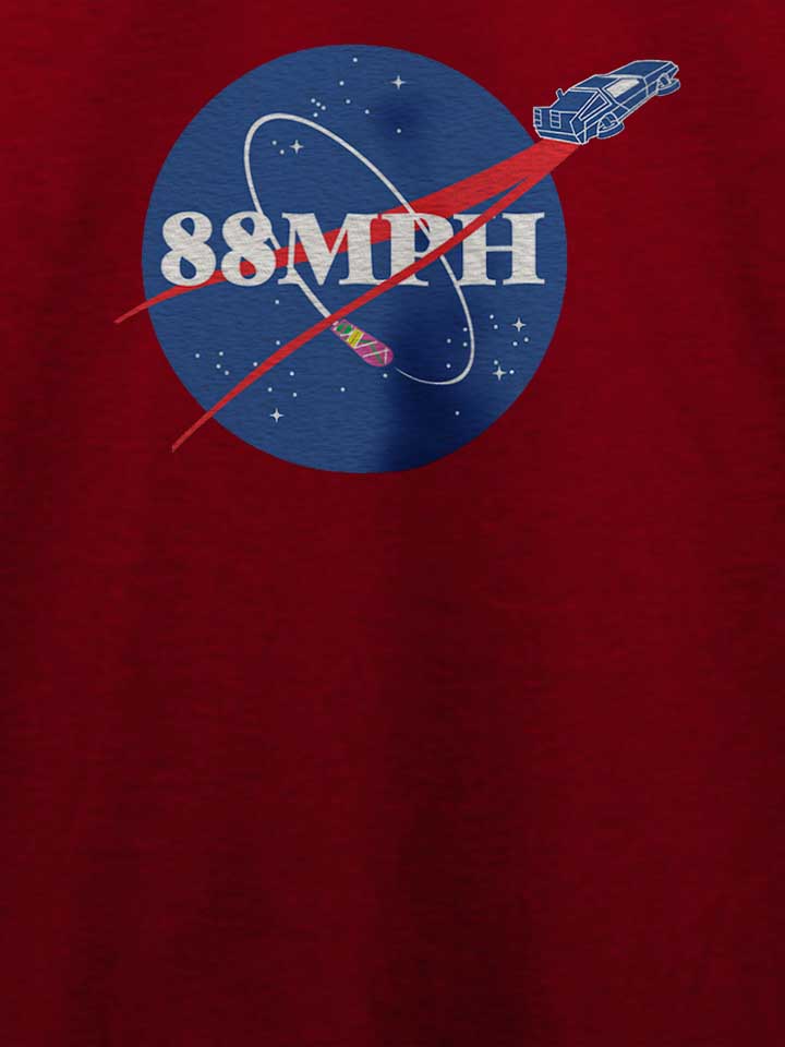 nasa-88-mph-t-shirt bordeaux 4