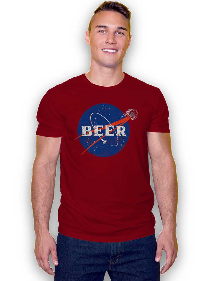 nasa-beer-t-shirt bordeaux 2