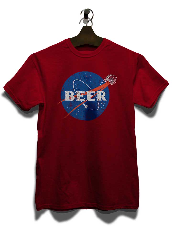 nasa-beer-t-shirt bordeaux 3