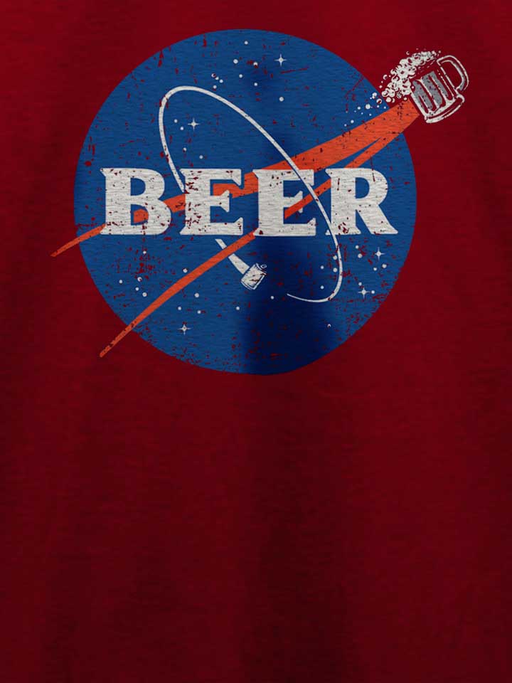 nasa-beer-t-shirt bordeaux 4