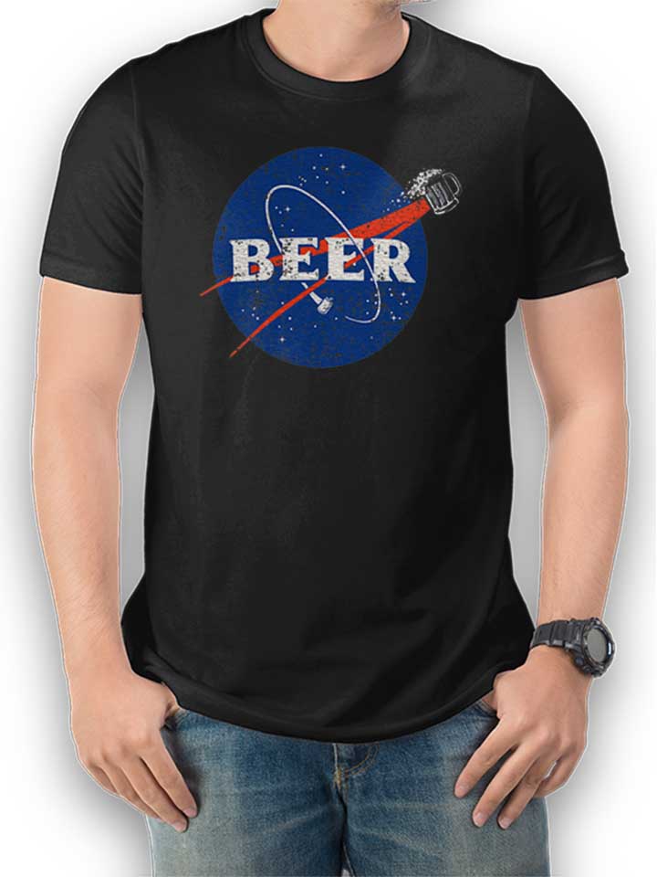 Nasa Beer T-Shirt black L