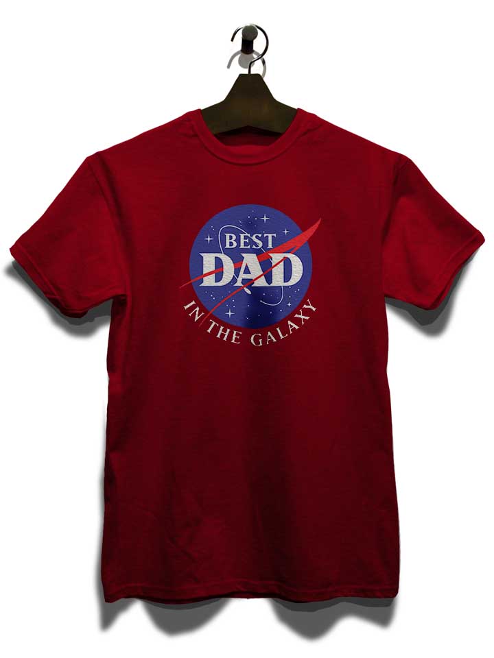 nasa-best-dad-in-the-galaxy-t-shirt bordeaux 3