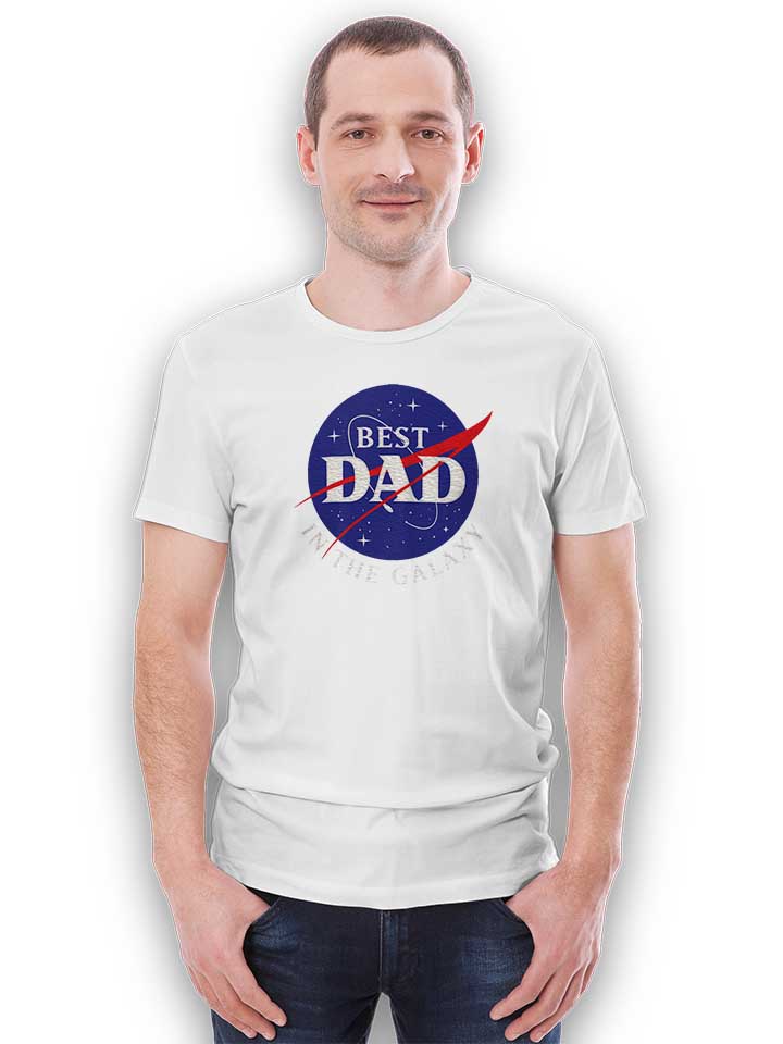 nasa-best-dad-in-the-galaxy-t-shirt weiss 2