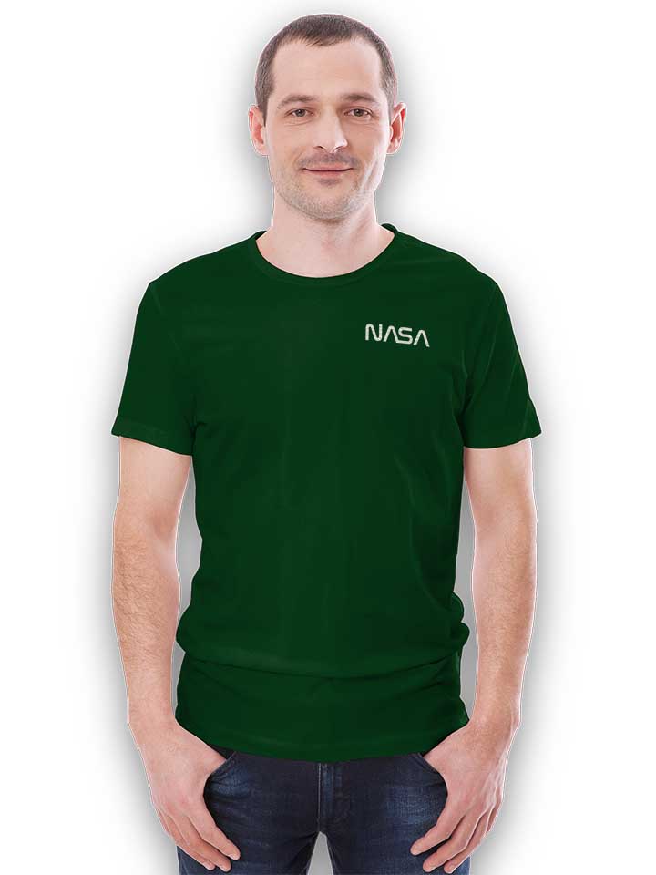 nasa-chest-print-t-shirt dunkelgruen 2