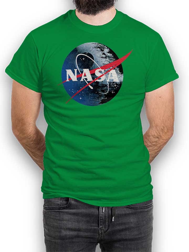 Nasa Death Star T-Shirt green-green L