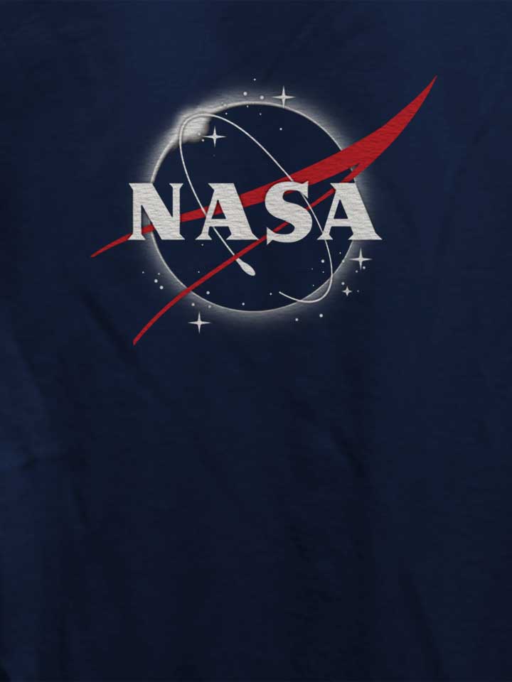 nasa-eclipse-logo-damen-t-shirt dunkelblau 4