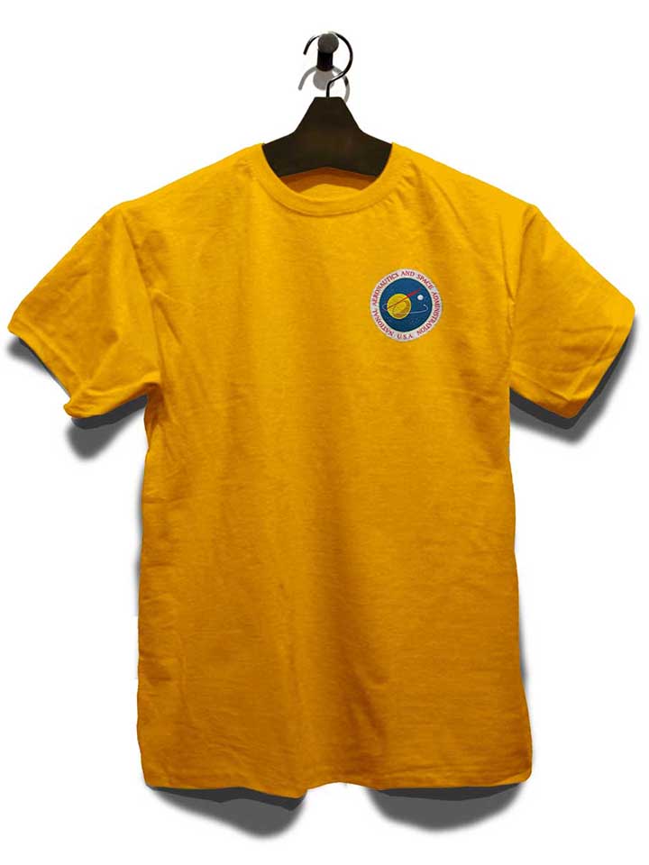 nasa-logo-3-chest-print-t-shirt gelb 3