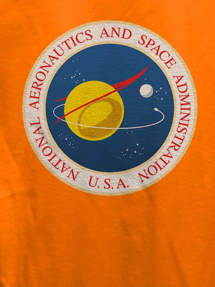 nasa-logo-3-damen-t-shirt orange 4