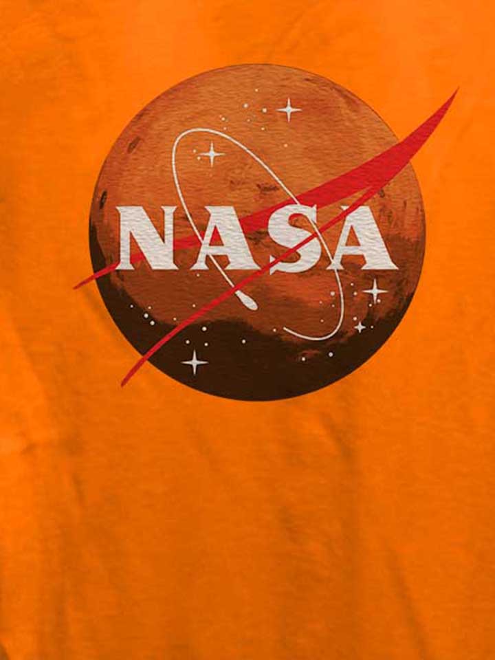 nasa-mars-damen-t-shirt orange 4