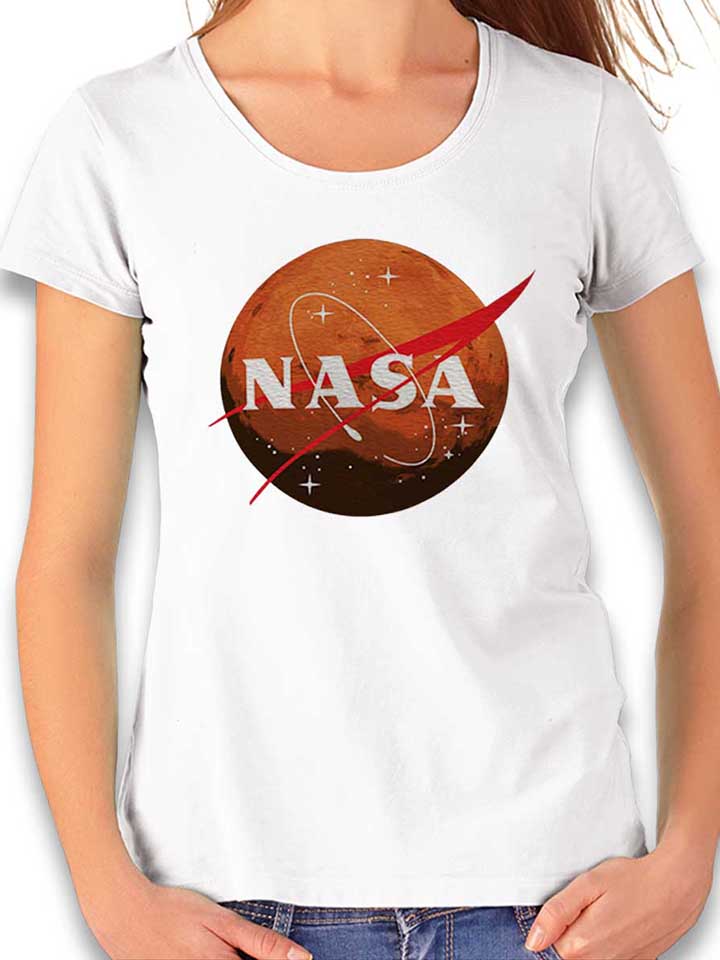 nasa-mars-damen-t-shirt weiss 1