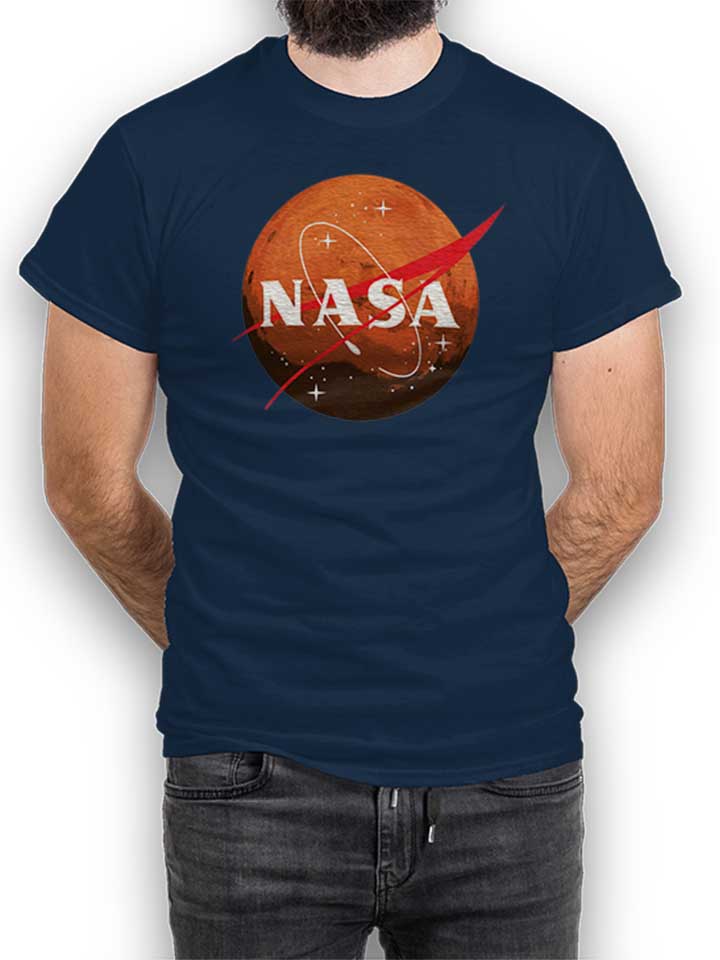 Nasa Mars T-Shirt blu-oltemare L