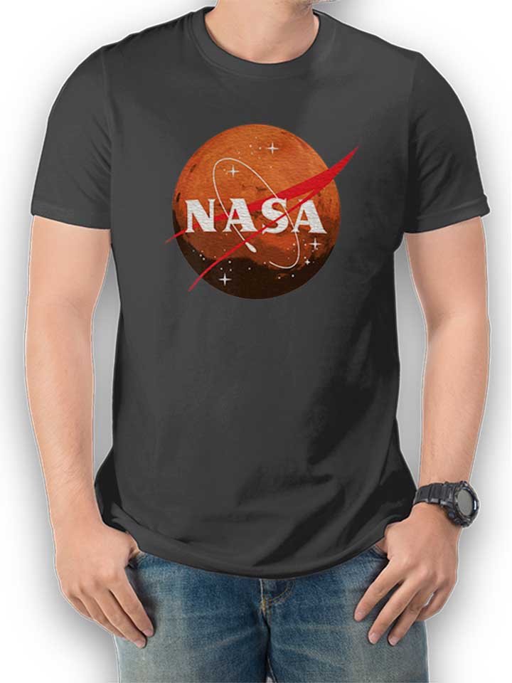 Nasa Mars T-Shirt dunkelgrau L