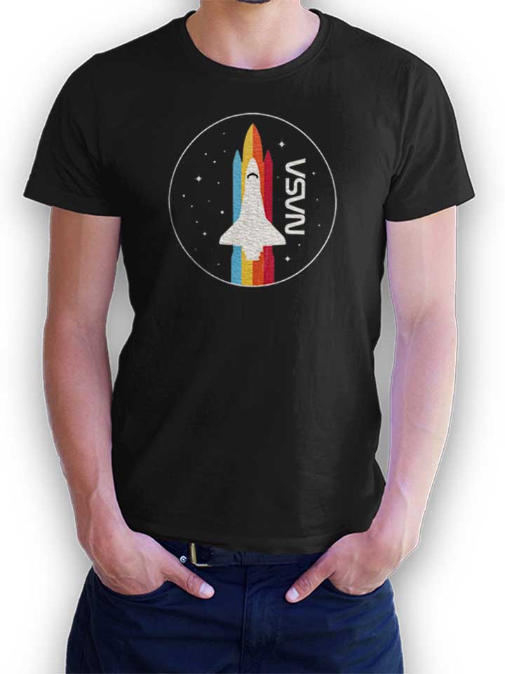 Nasa Retro Spaceship T-Shirt noir L