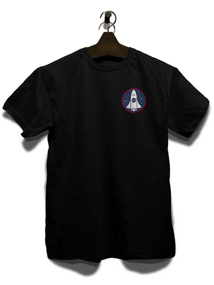 nasa-shuttle-logo-chest-print-t-shirt schwarz 3