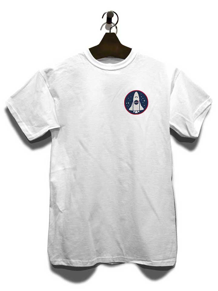 nasa-shuttle-logo-chest-print-t-shirt weiss 3