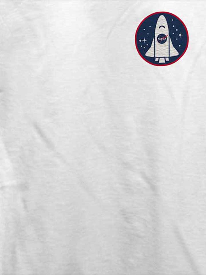 nasa-shuttle-logo-chest-print-t-shirt weiss 4