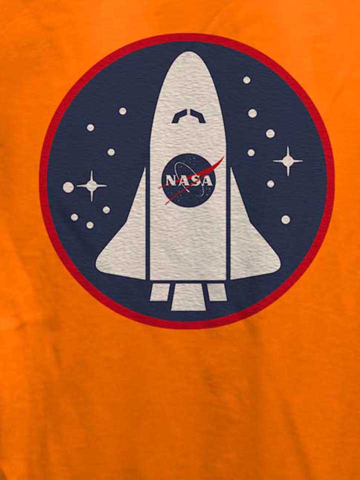 nasa-shuttle-logo-damen-t-shirt orange 4