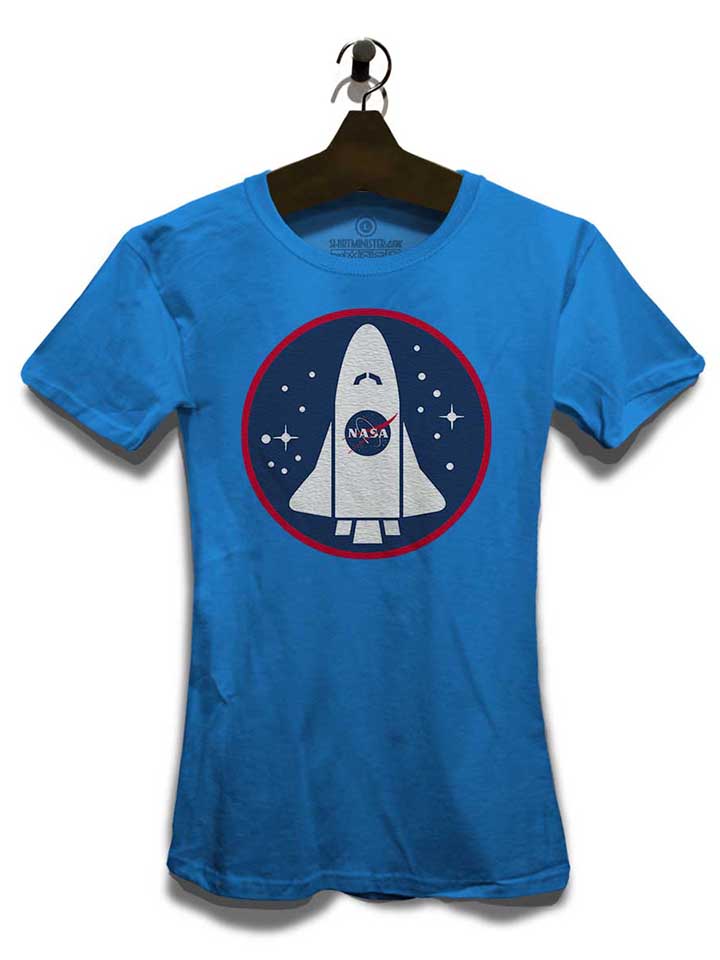 nasa-shuttle-logo-damen-t-shirt royal 3
