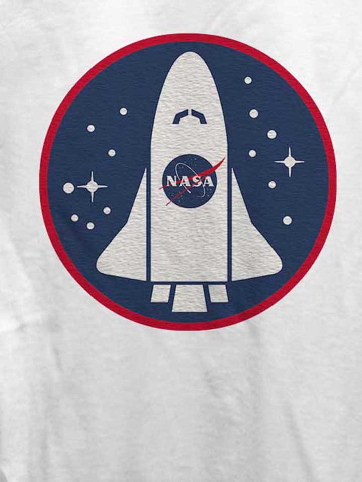 nasa-shuttle-logo-damen-t-shirt weiss 4
