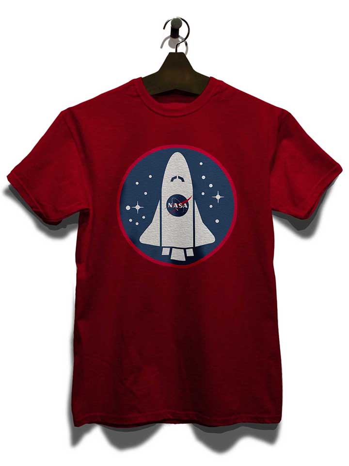 nasa-shuttle-logo-t-shirt bordeaux 3