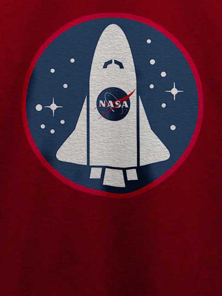 nasa-shuttle-logo-t-shirt bordeaux 4
