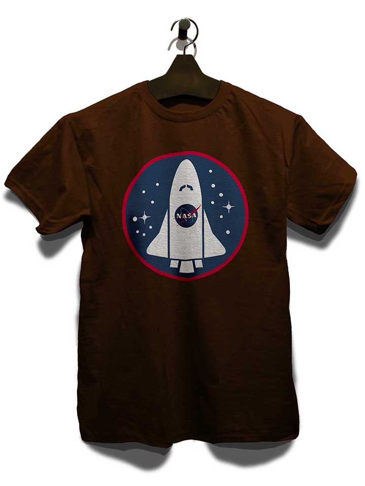 nasa-shuttle-logo-t-shirt braun 3