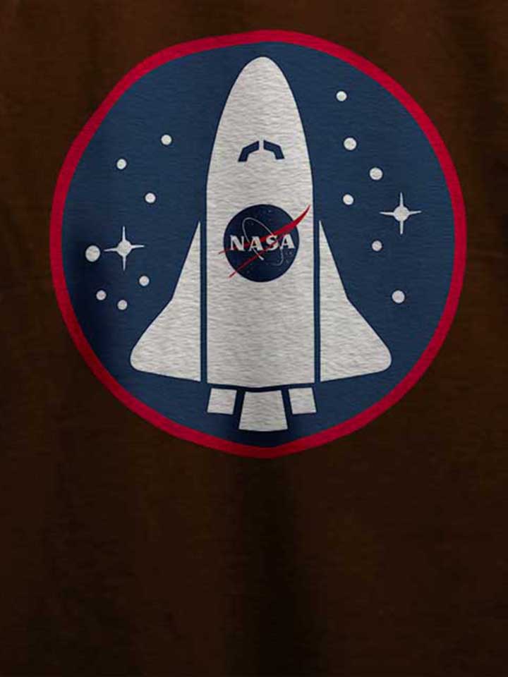 nasa-shuttle-logo-t-shirt braun 4
