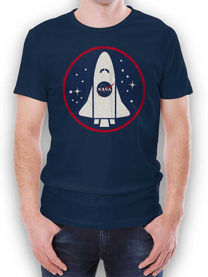 nasa-shuttle-logo-t-shirt dunkelblau 1