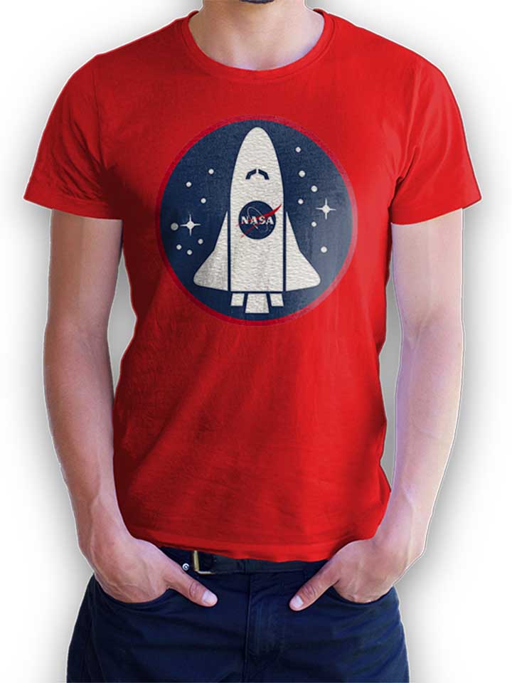 nasa-shuttle-logo-t-shirt rot 1