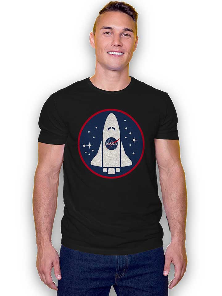 nasa-shuttle-logo-t-shirt schwarz 2