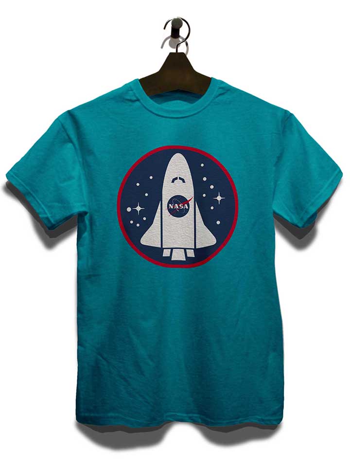 nasa-shuttle-logo-t-shirt tuerkis 3