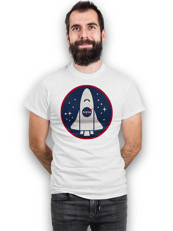 nasa-shuttle-logo-t-shirt weiss 2
