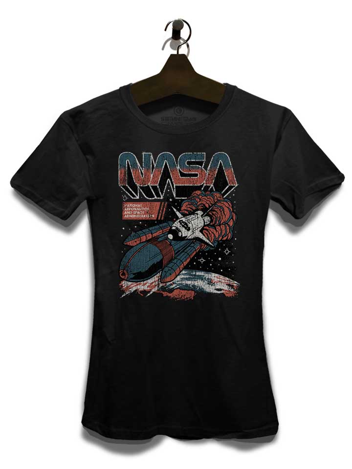 nasa-space-flight-damen-t-shirt schwarz 3