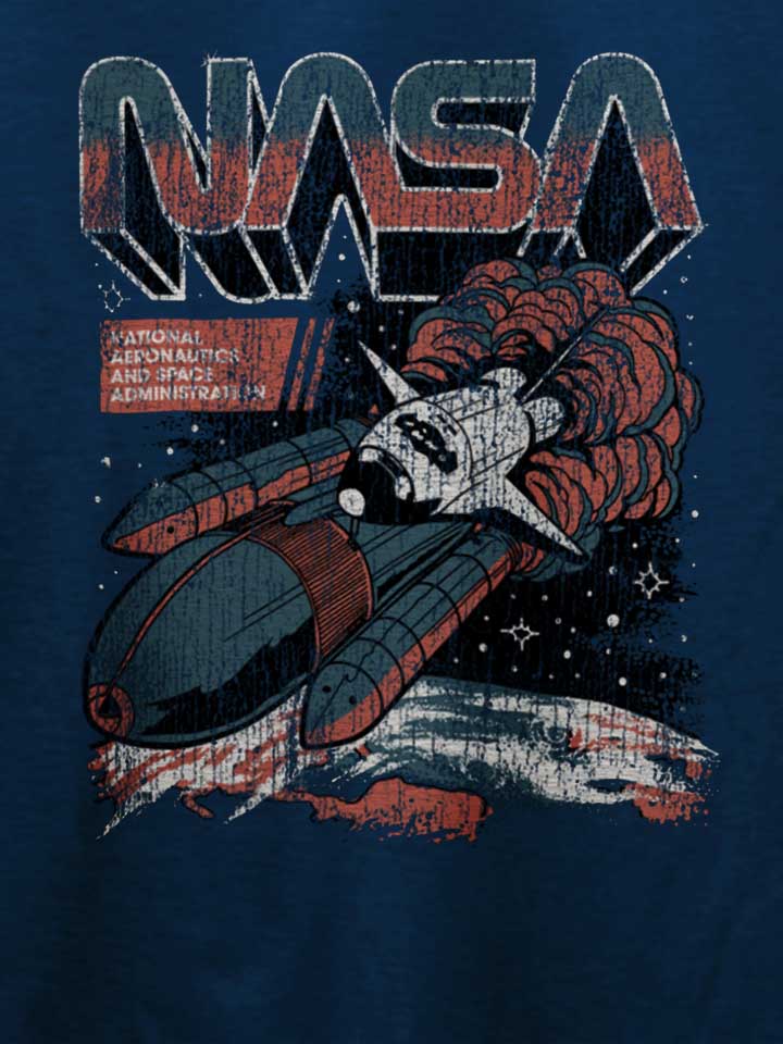 nasa-space-flight-t-shirt dunkelblau 4