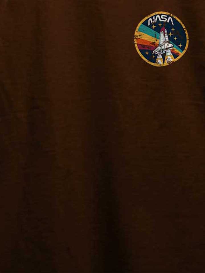 nasa-space-shuttle-vintage-chest-print-t-shirt braun 4