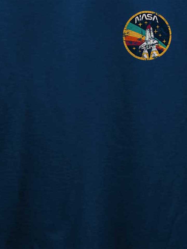 nasa-space-shuttle-vintage-chest-print-t-shirt dunkelblau 4