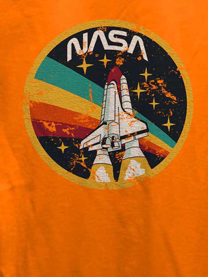 nasa-space-shuttle-vintage-damen-t-shirt orange 4