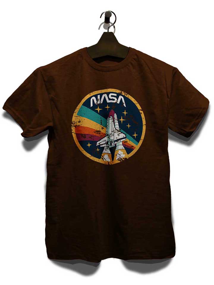 nasa-space-shuttle-vintage-t-shirt braun 3