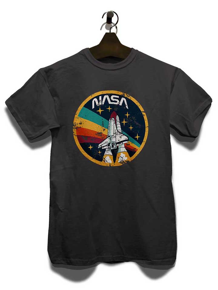 nasa-space-shuttle-vintage-t-shirt dunkelgrau 3