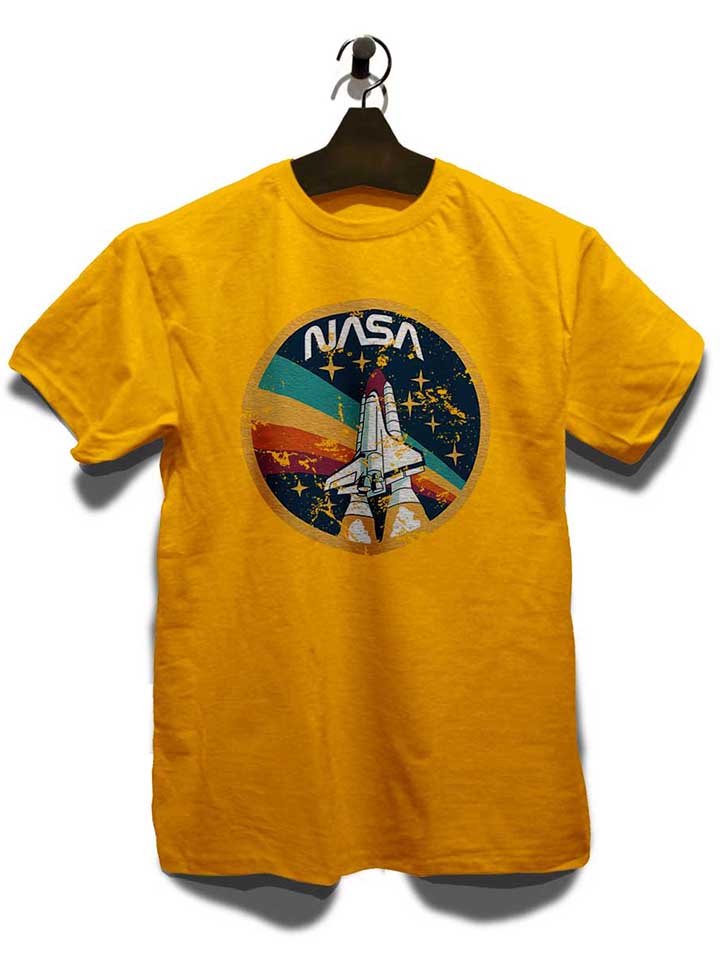 nasa-space-shuttle-vintage-t-shirt gelb 3