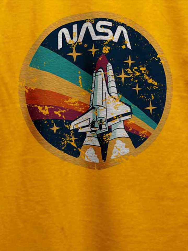 nasa-space-shuttle-vintage-t-shirt gelb 4