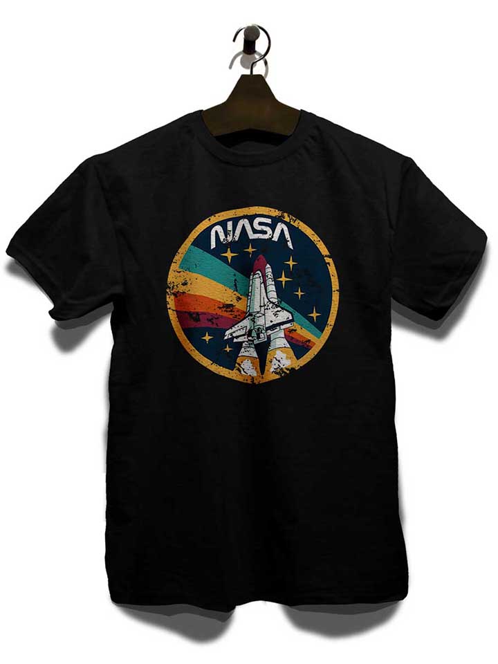 nasa-space-shuttle-vintage-t-shirt schwarz 3
