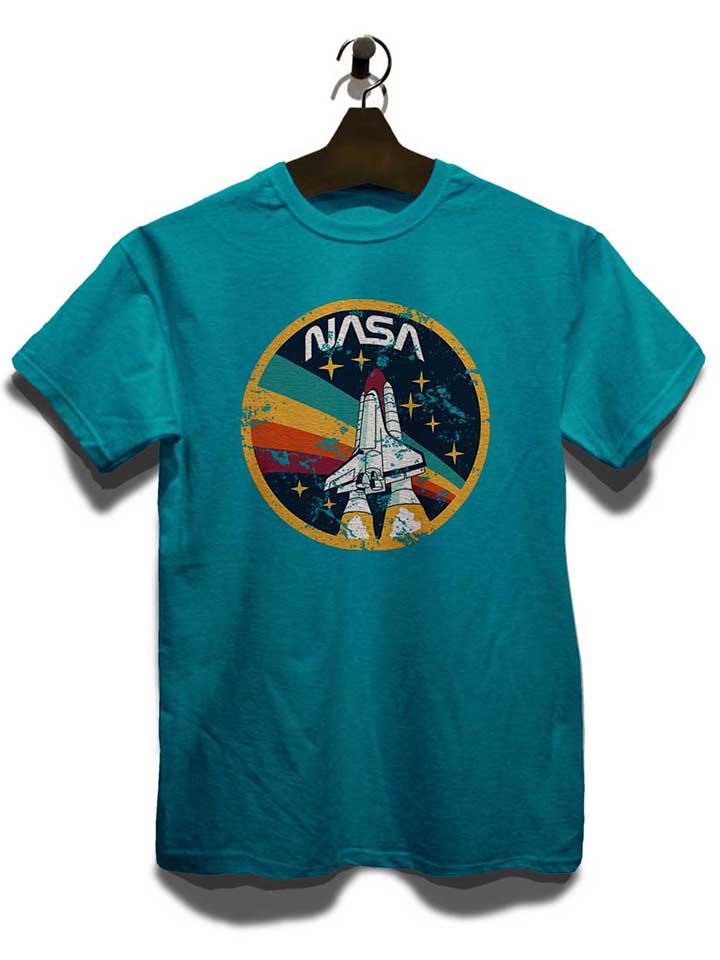 nasa-space-shuttle-vintage-t-shirt tuerkis 3