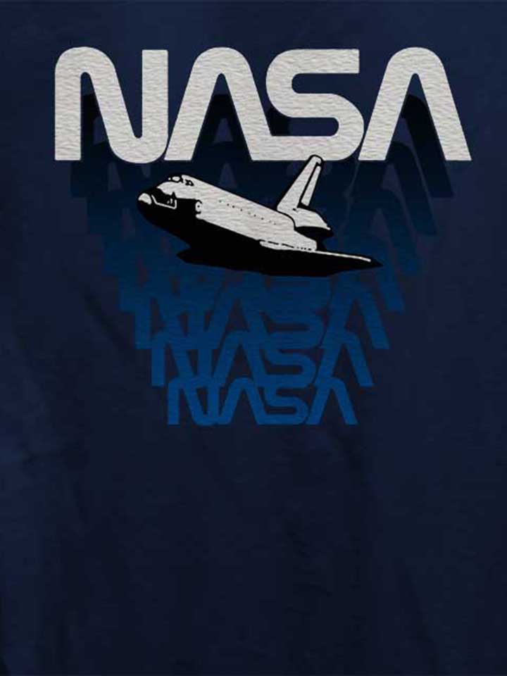 nasa-space-shuttle-damen-t-shirt dunkelblau 4