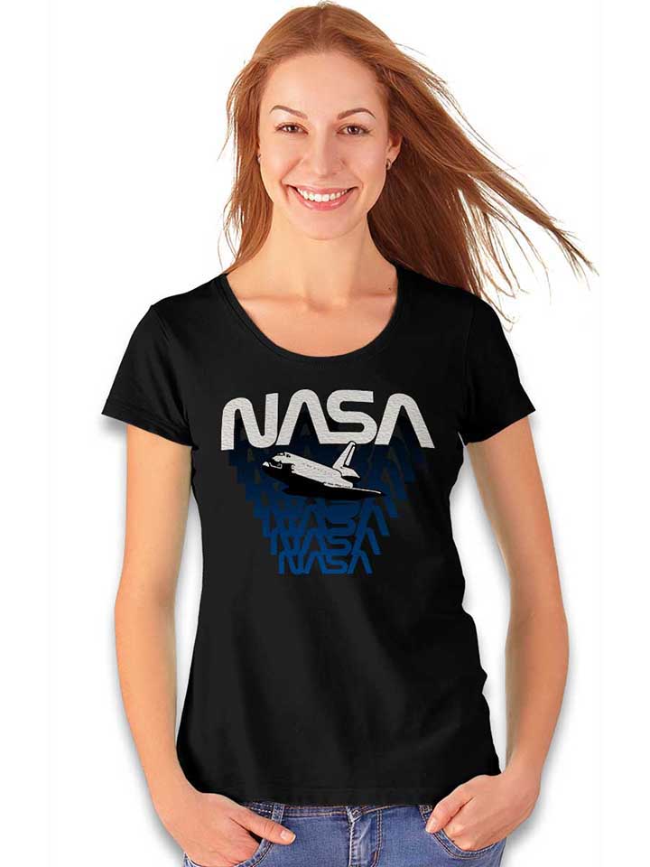 nasa-space-shuttle-damen-t-shirt schwarz 2